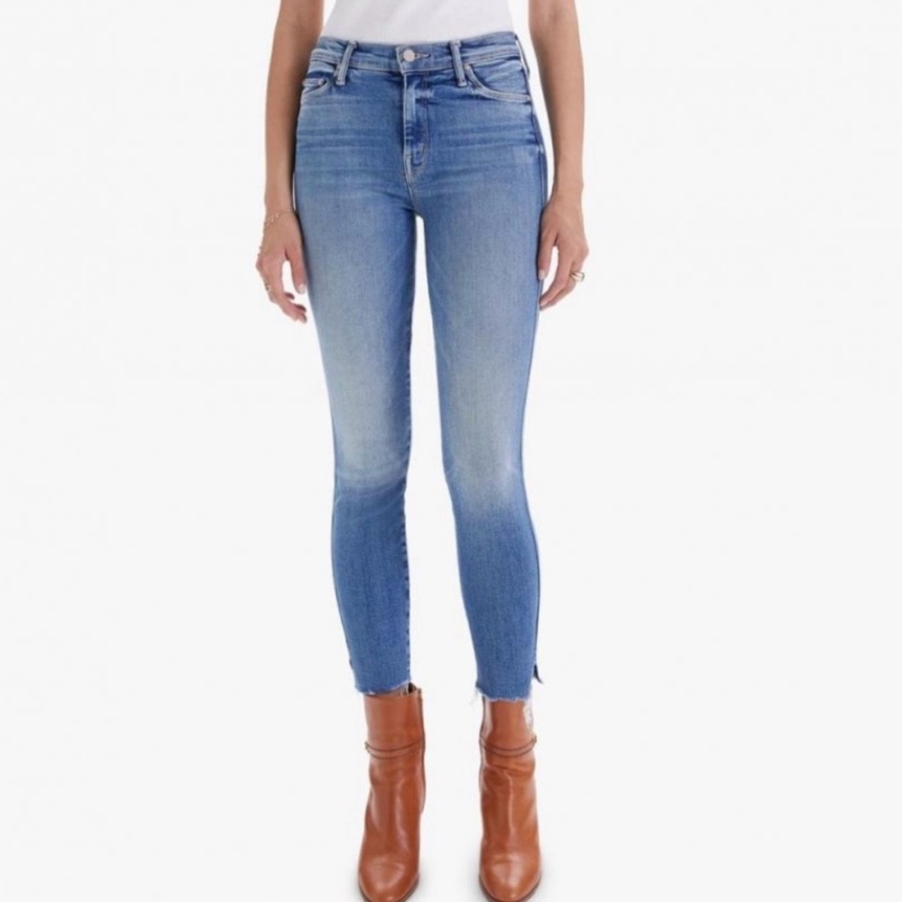 MOTHER Women's High Waisted Vamp Fray
